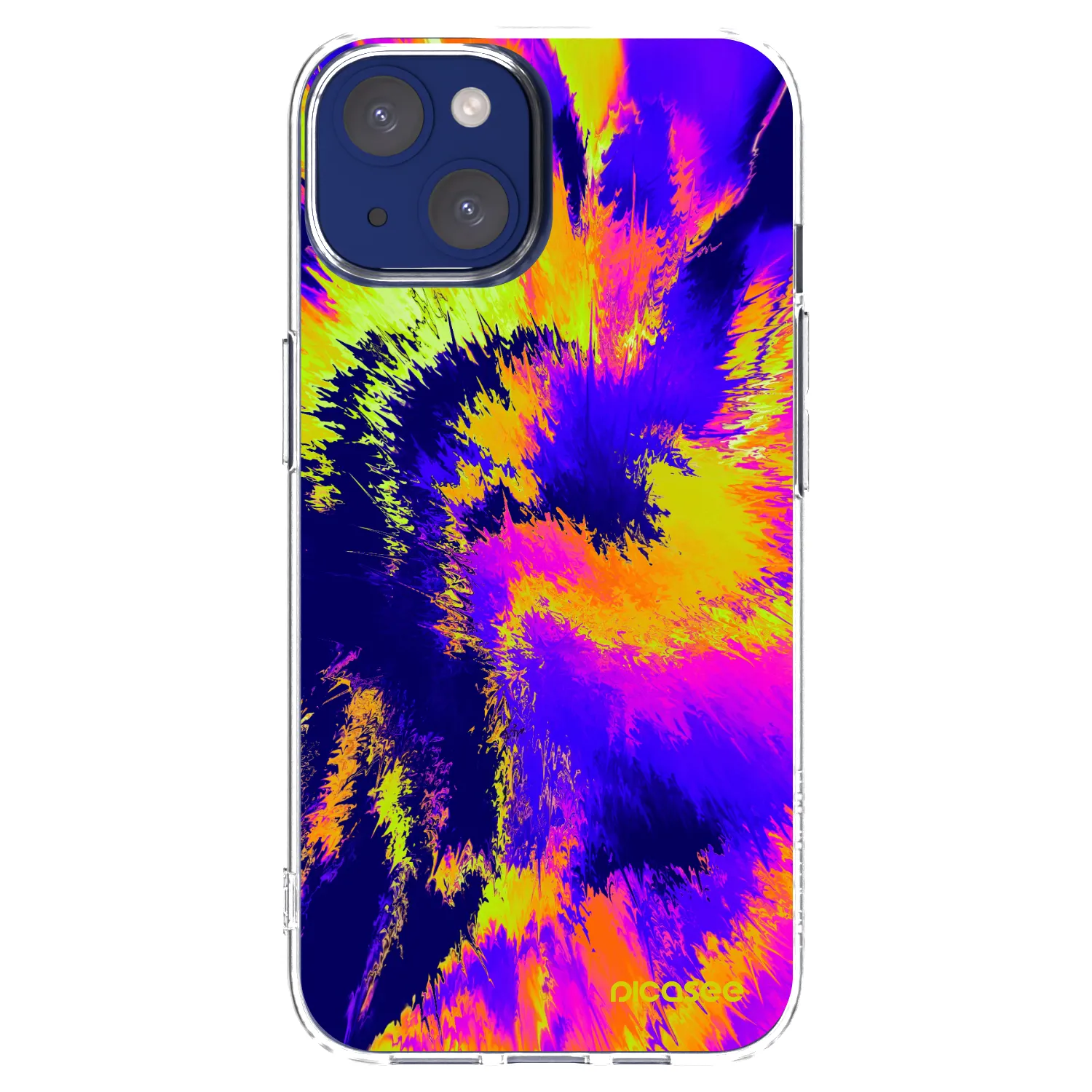Silikónový prehľadný obal pre Apple iPhone 14 - Burn