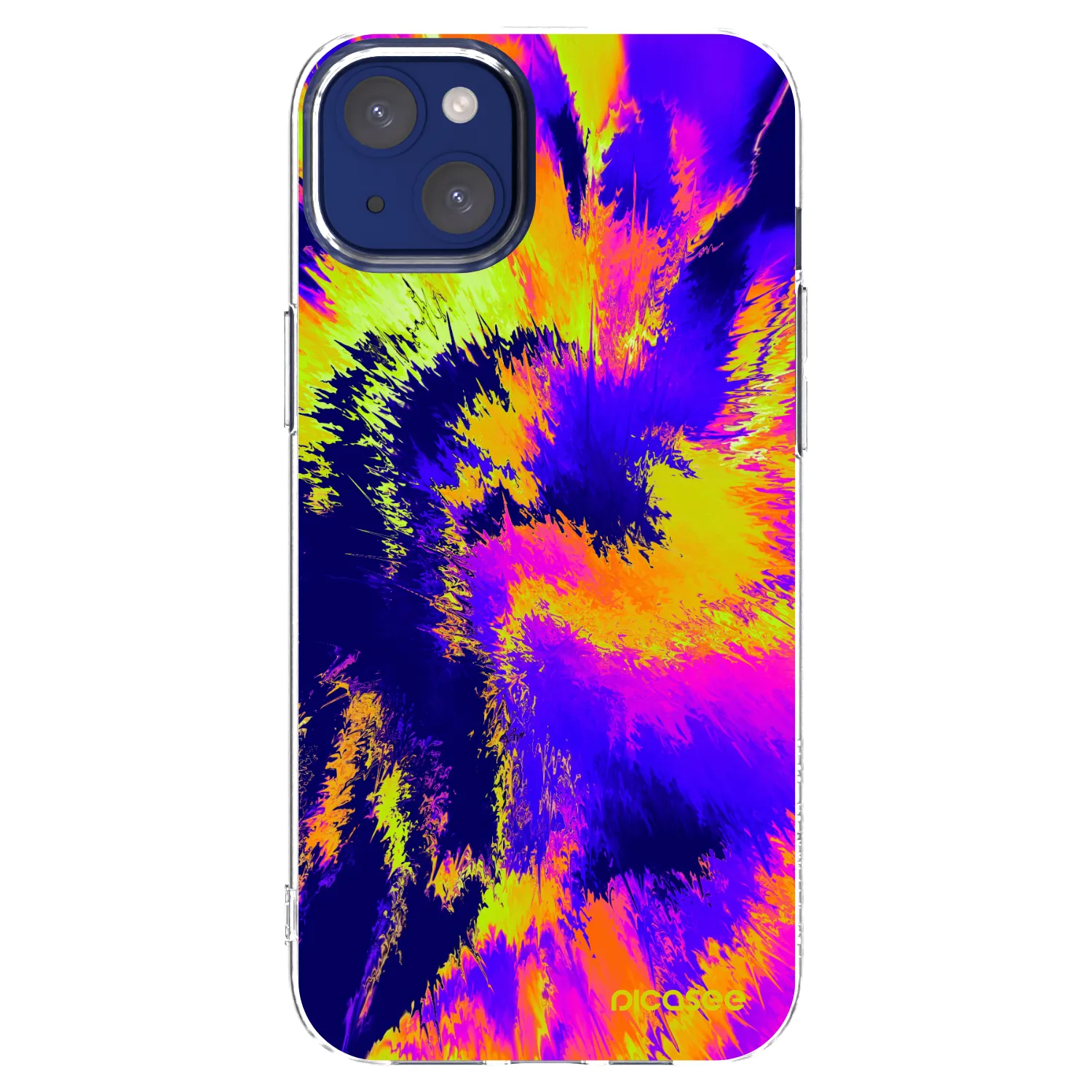 Picasee silikónový prehľadný obal pre Apple iPhone 14 Plus - Burn