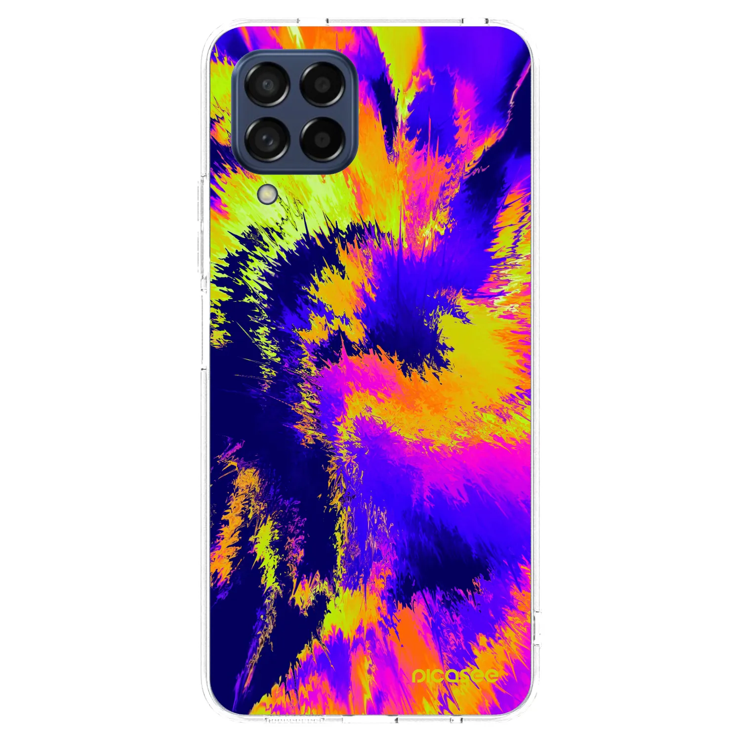 Picasee silikónový prehľadný obal pre Samsung Galaxy M53 5G - Burn