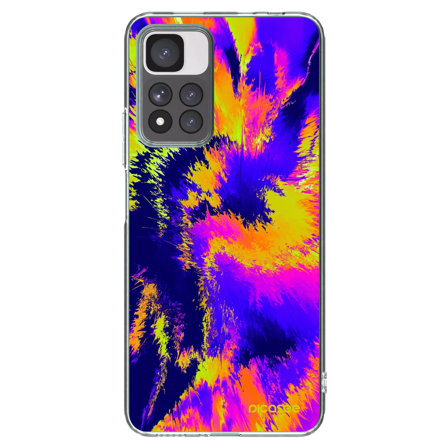 Picasee silikónový prehľadný obal pre Xiaomi Redmi Note 11 Pro+ 5G - Burn
