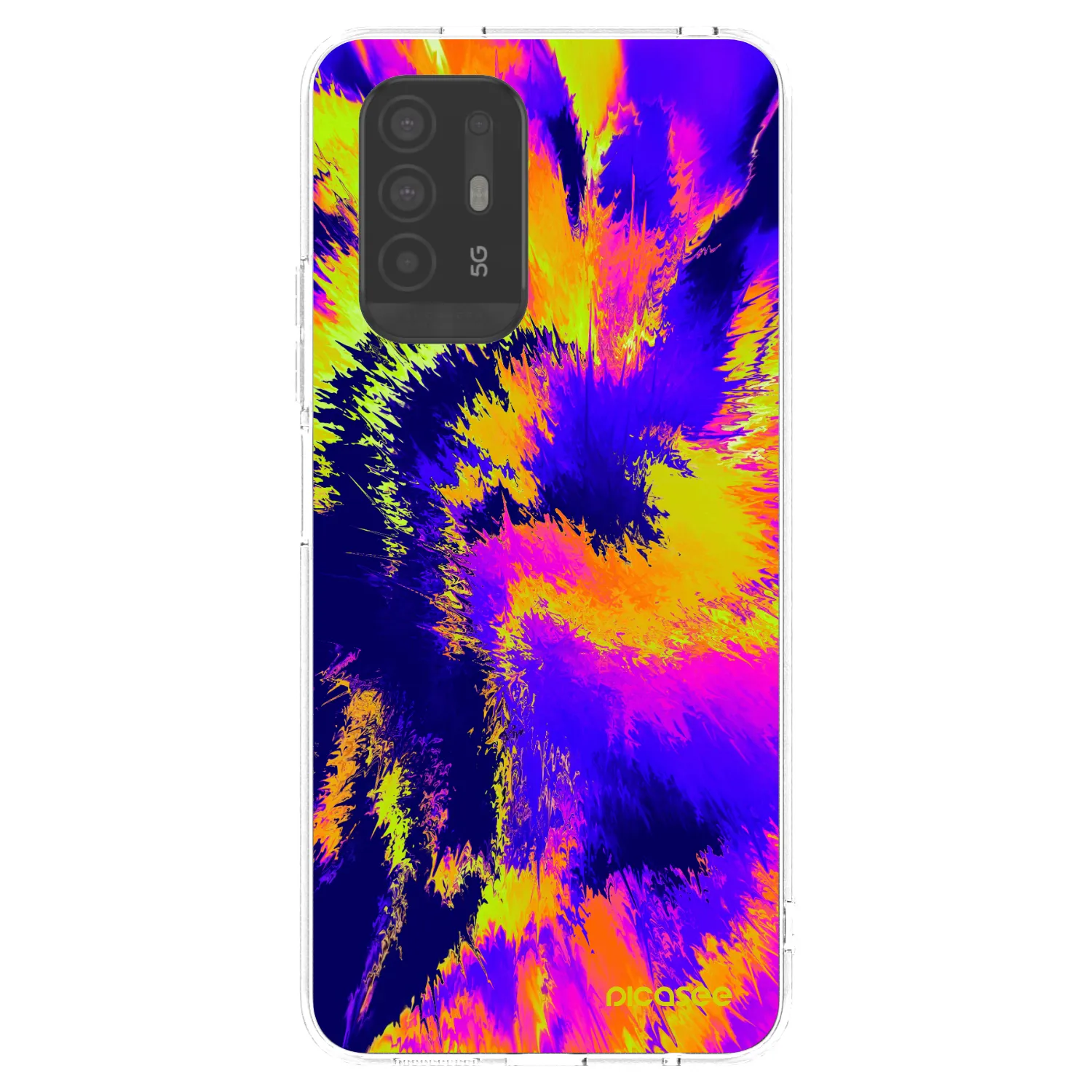 Picasee silikónový prehľadný obal pre OPPO A94 5G - Burn