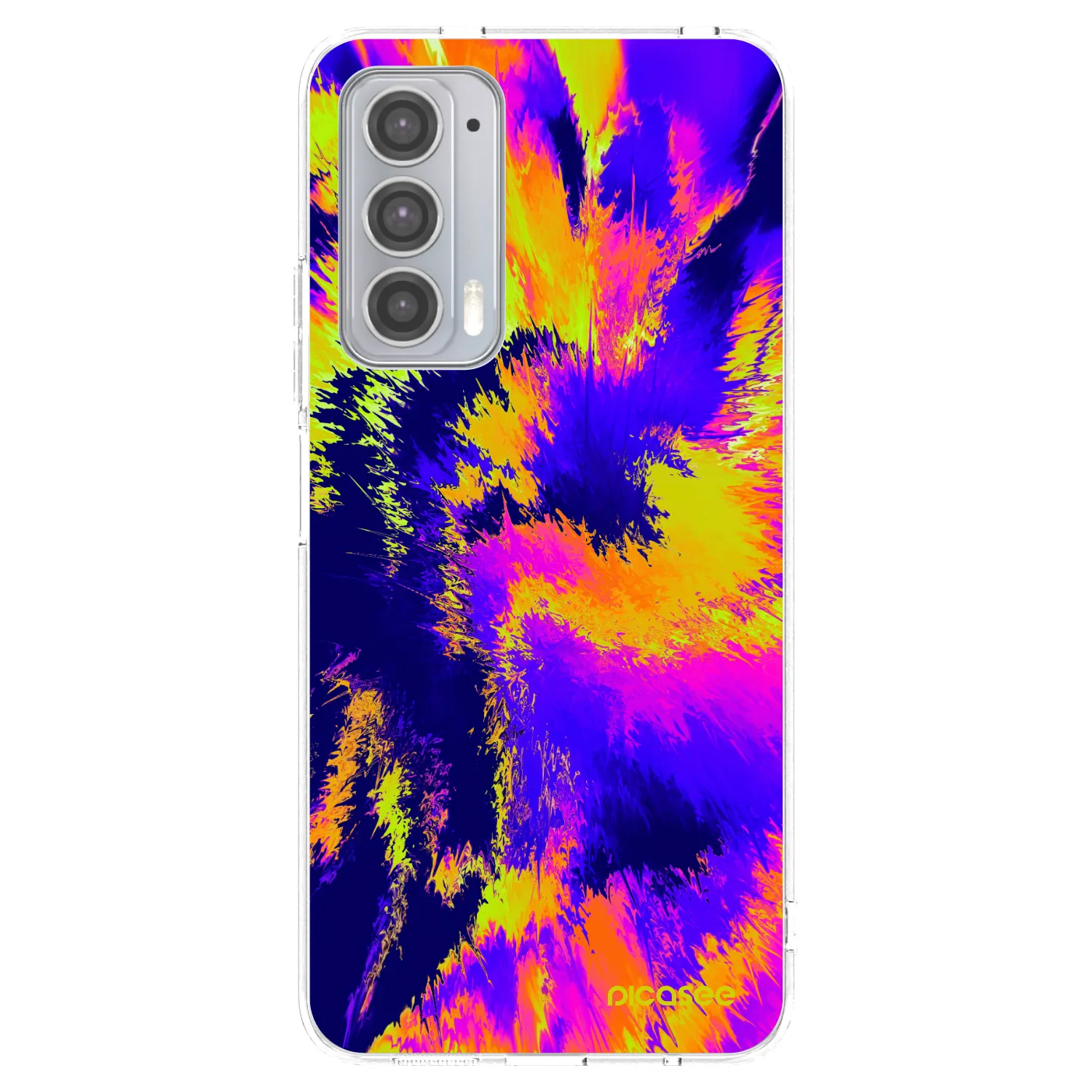 Picasee silikónový prehľadný obal pre Motorola Edge 20 - Burn