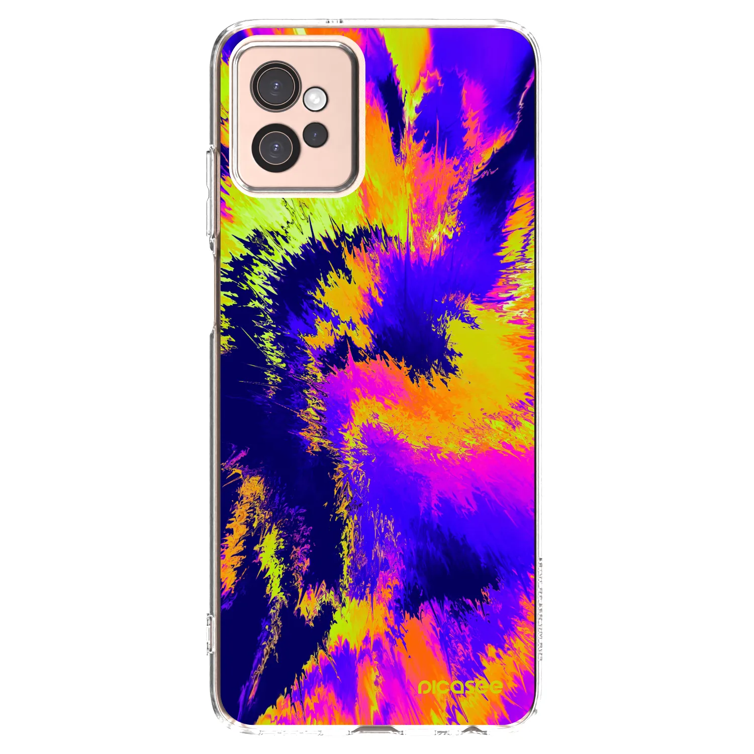 Picasee silikónový prehľadný obal pre Motorola Moto G32 - Burn