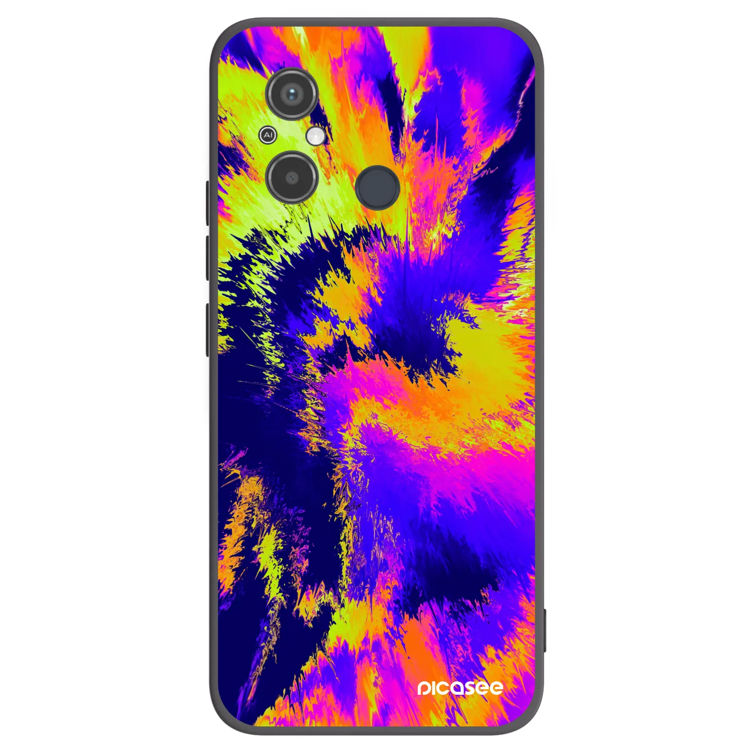 Picasee silikónový čierny obal pre Xiaomi Redmi 12C - Burn