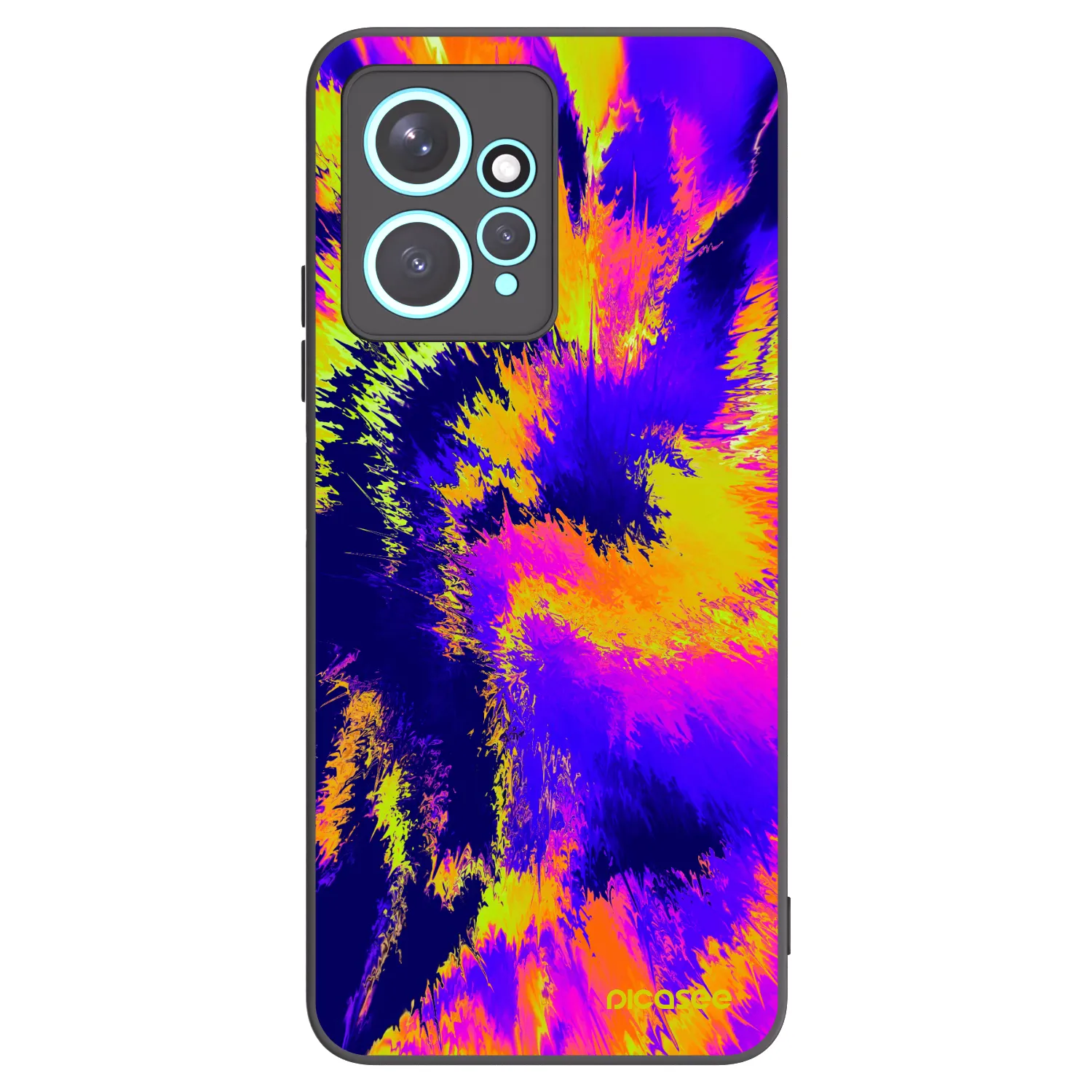 Picasee silikónový čierny obal pre Xiaomi Redmi Note 12 4G - Burn