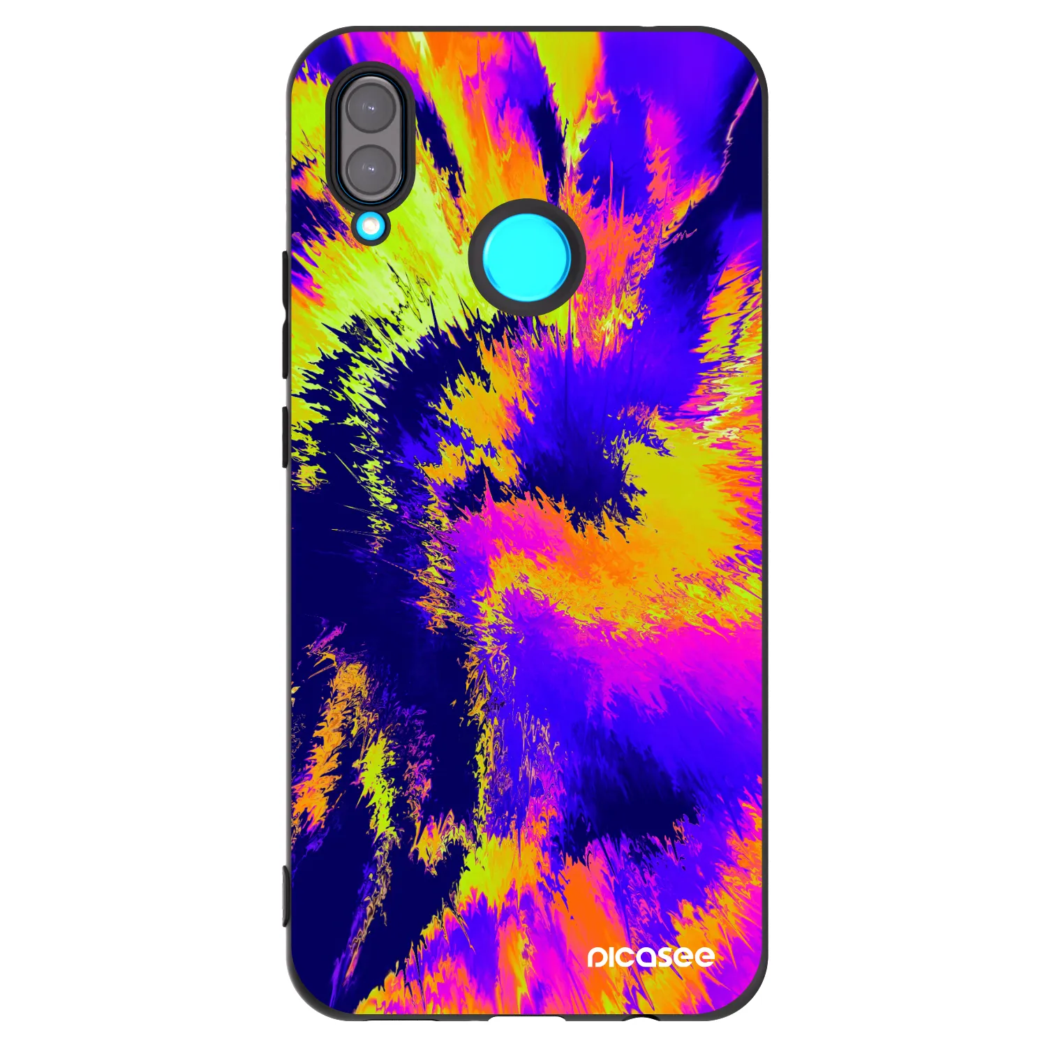 Picasee silikónový čierny obal pre Huawei Nova 3 - Burn