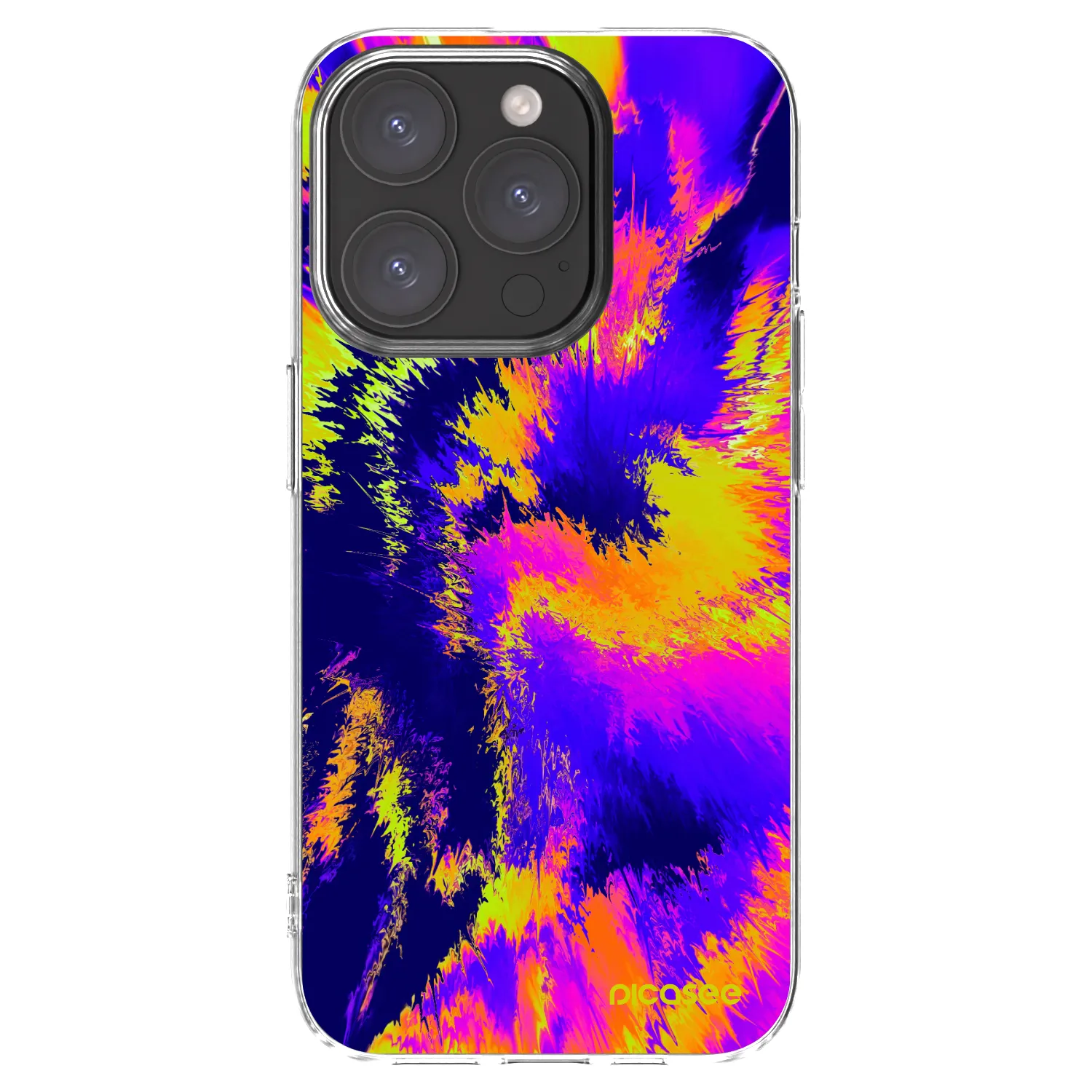 Silikónový prehľadný obal pre Apple iPhone 15 Pro - Burn