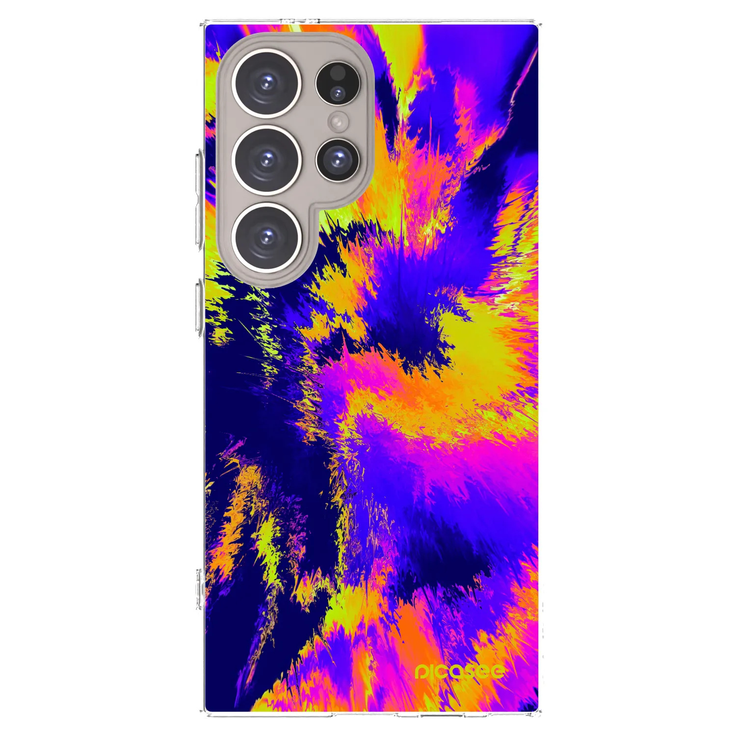 Picasee silikónový prehľadný obal pre Samsung Galaxy S24 Ultra S928B 5G - Burn