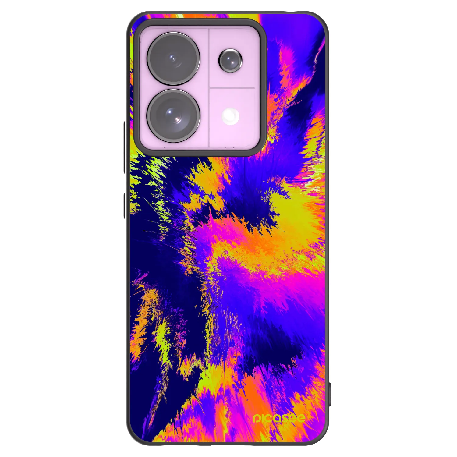 Picasee silikónový čierny obal pre Xiaomi Redmi Note 13 Pro 5G - Burn