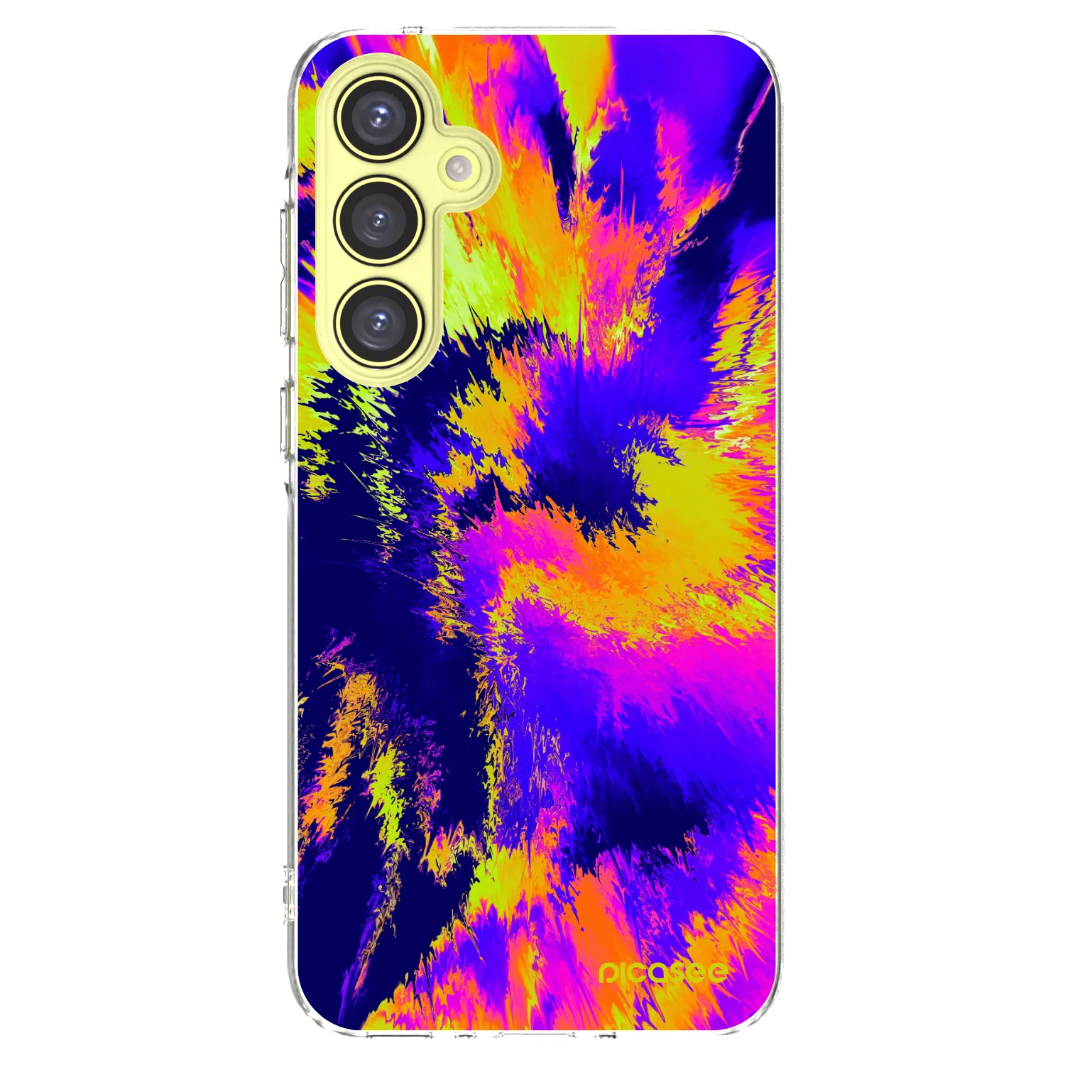 Picasee silikónový prehľadný obal pre Samsung Galaxy A35 5G A356B - Burn