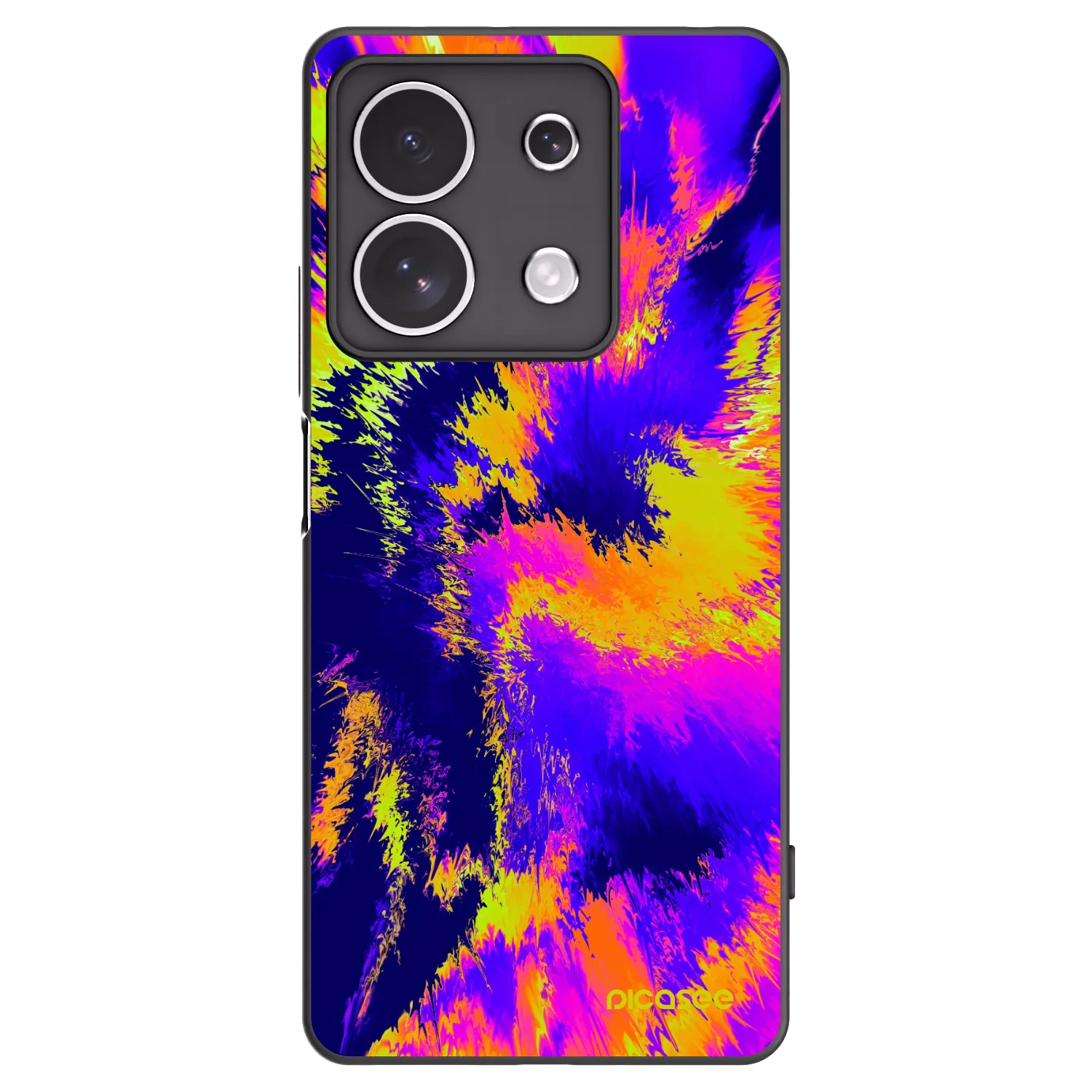 Picasee silikónový čierny obal pre Xiaomi Redmi Note 13 4G - Burn