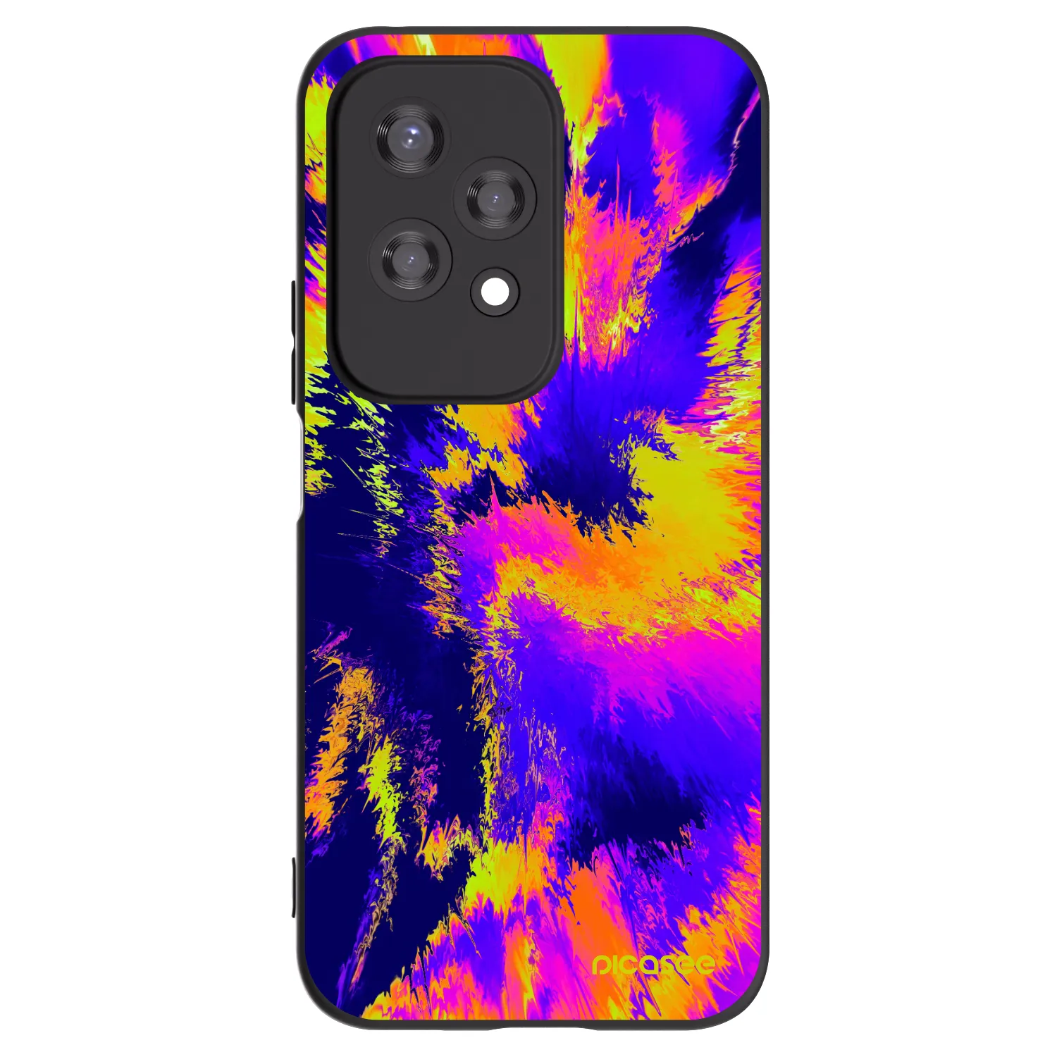 Picasee silikónový čierny obal pre Honor 200 Lite - Burn