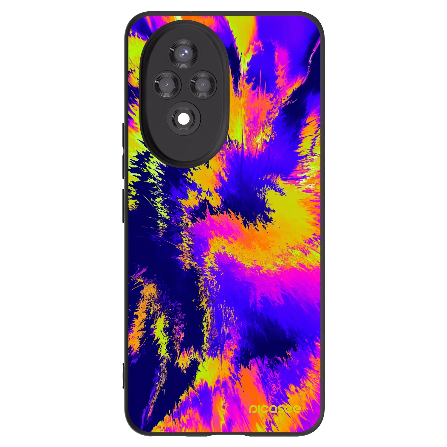 Picasee silikónový čierny obal pre Honor 200 Pro 5G - Burn