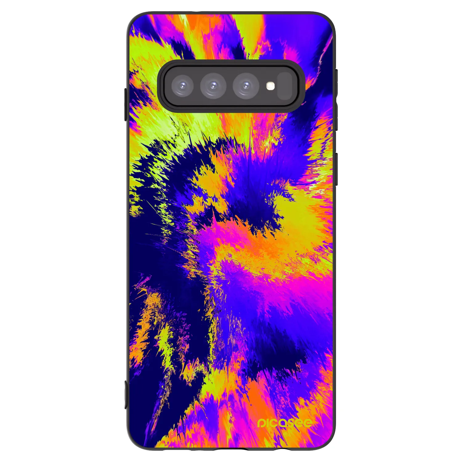 Picasee silikónový čierny obal pre Samsung Galaxy S10 G973 - Burn