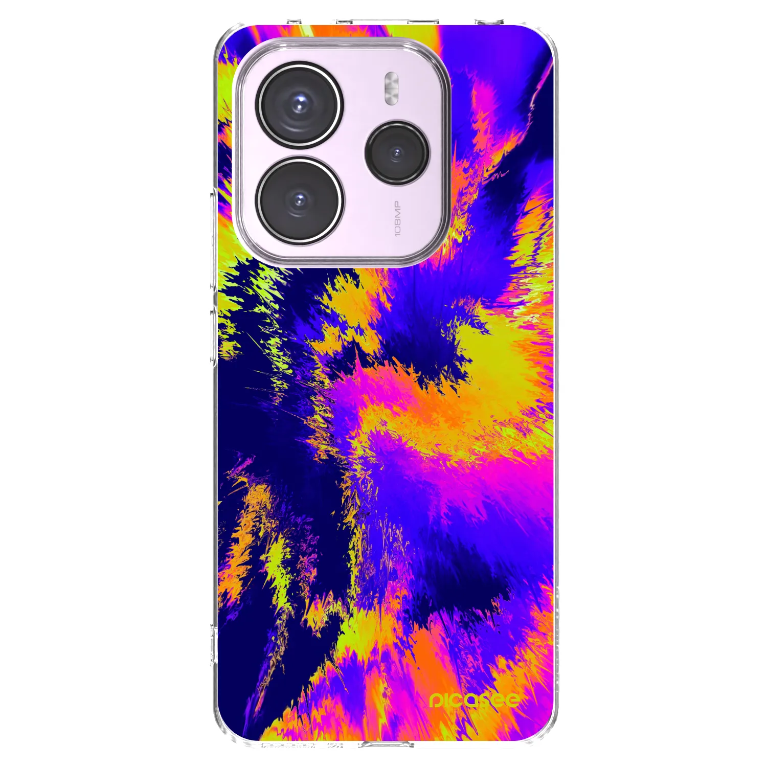 Silikónový prehľadný obal pre Xiaomi Redmi Note 14 5G - Burn