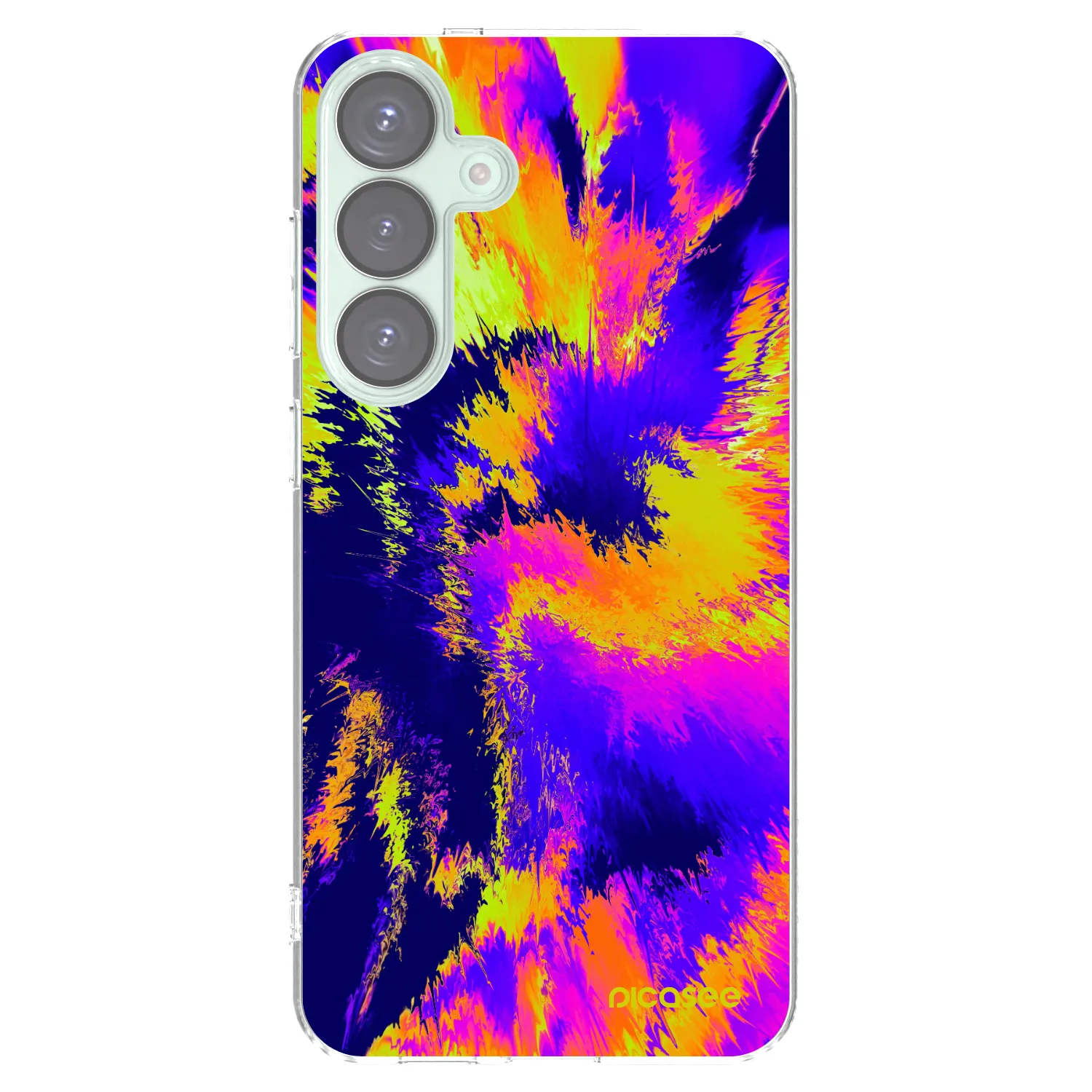 Picasee silikónový prehľadný obal pre Samsung Galaxy S25+ 5G - Burn
