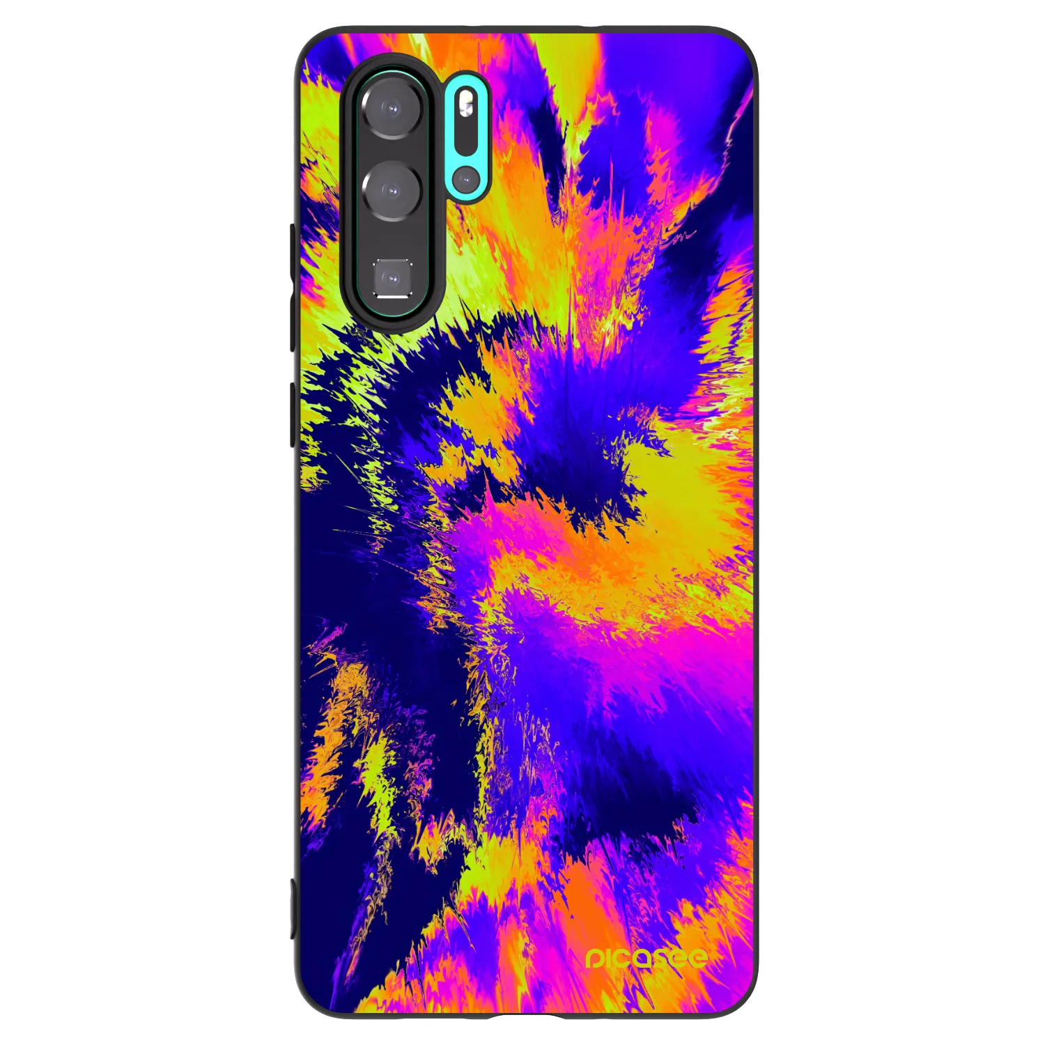 Picasee silikónový čierny obal pre Huawei P30 Pro - Burn