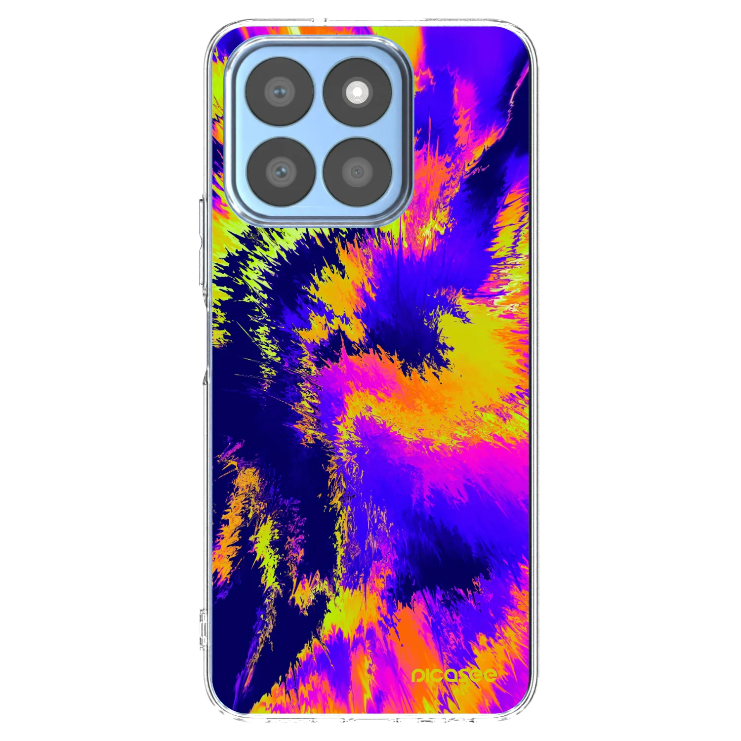 Picasee silikónový prehľadný obal pre Honor X8c - Burn