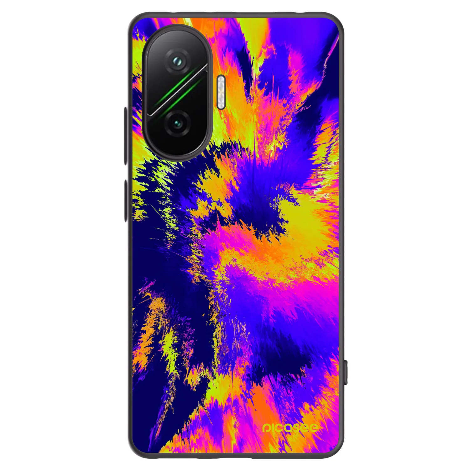 Silikónový čierny obal pre Xiaomi Poco F7 5G - Burn