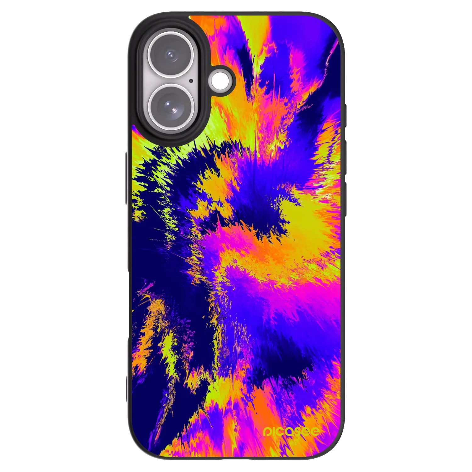 Picasee silikónový čierny obal pre Apple iPhone 17 - Burn