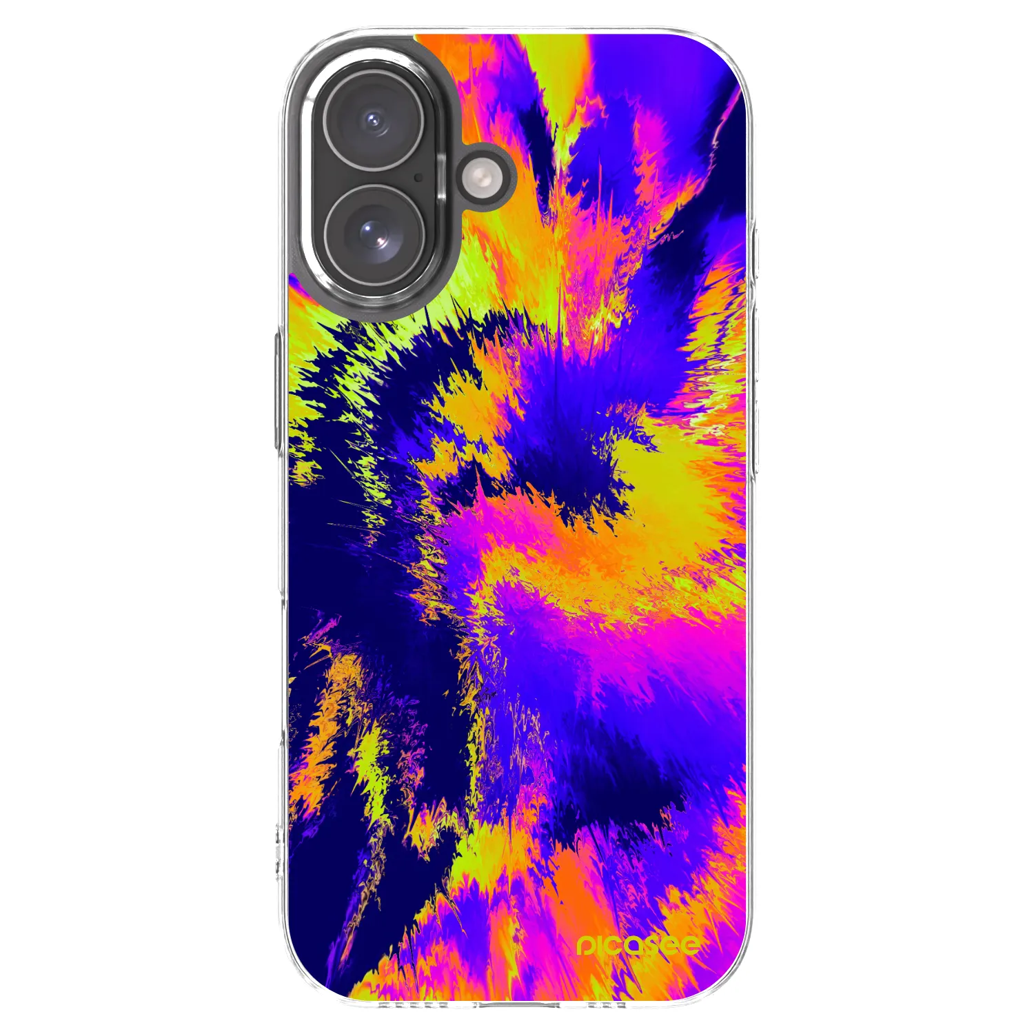 Picasee silikónový prehľadný obal pre Apple iPhone 17 - Burn