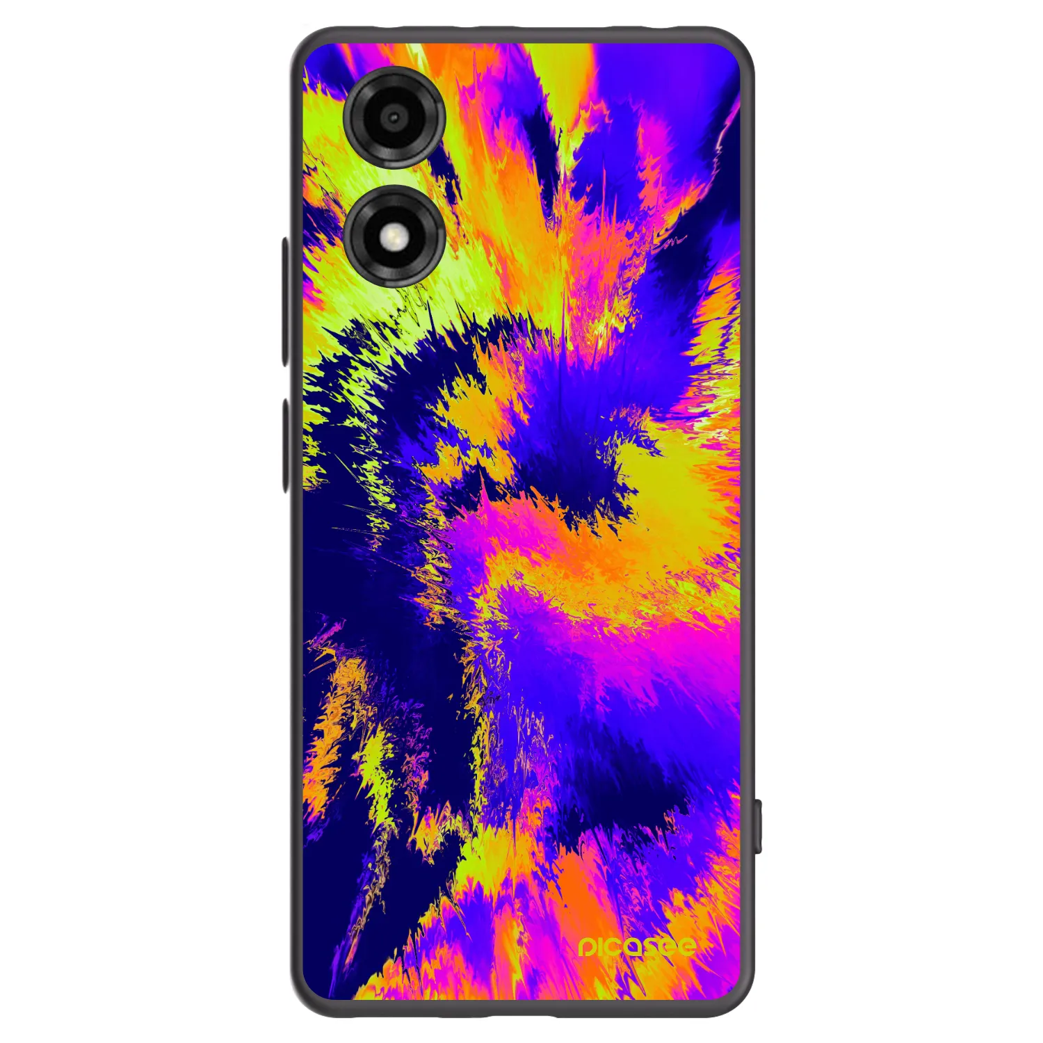 Picasee silikónový čierny obal pre Motorola Moto E14 - Burn