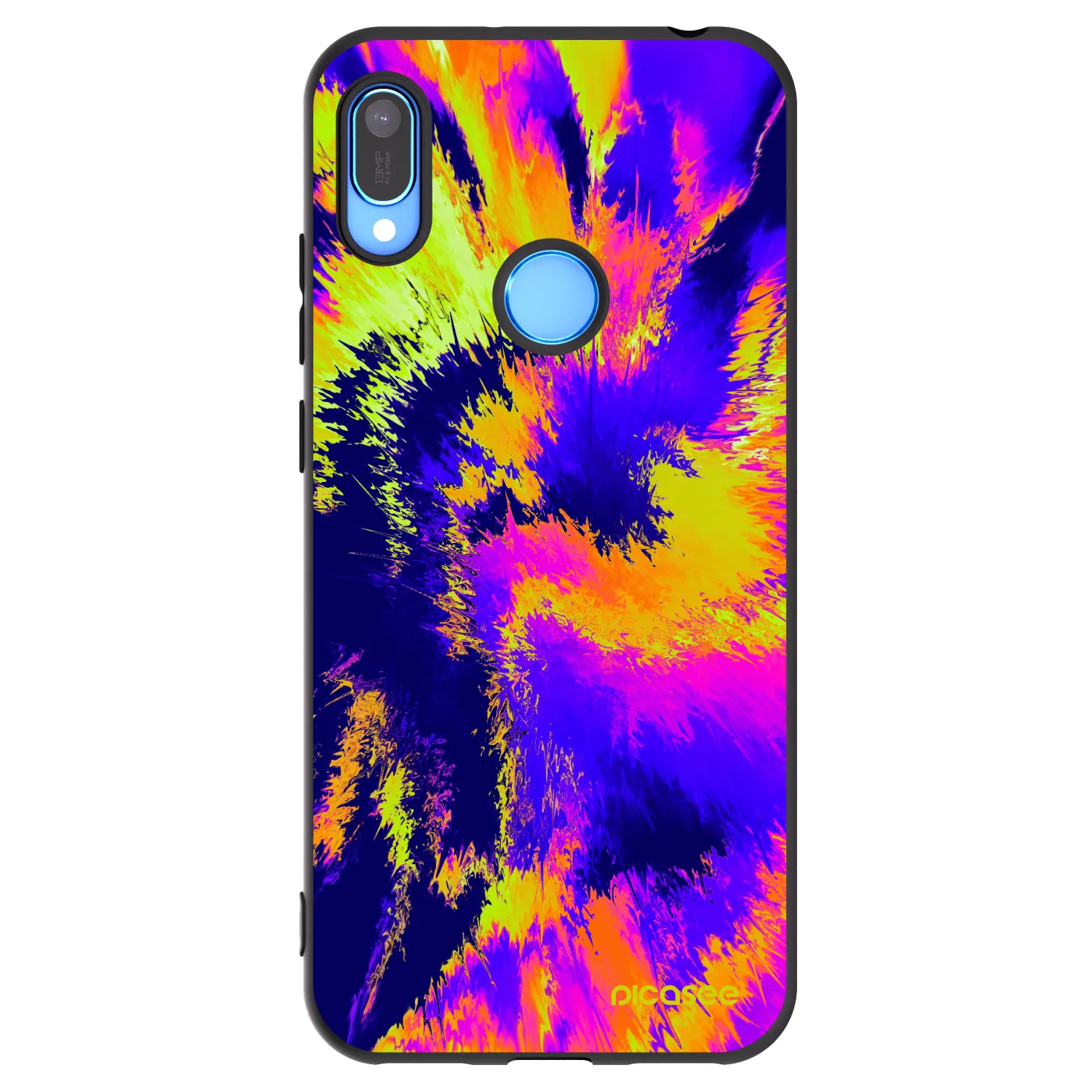 Picasee silikónový čierny obal pre Huawei Y6 2019 - Burn