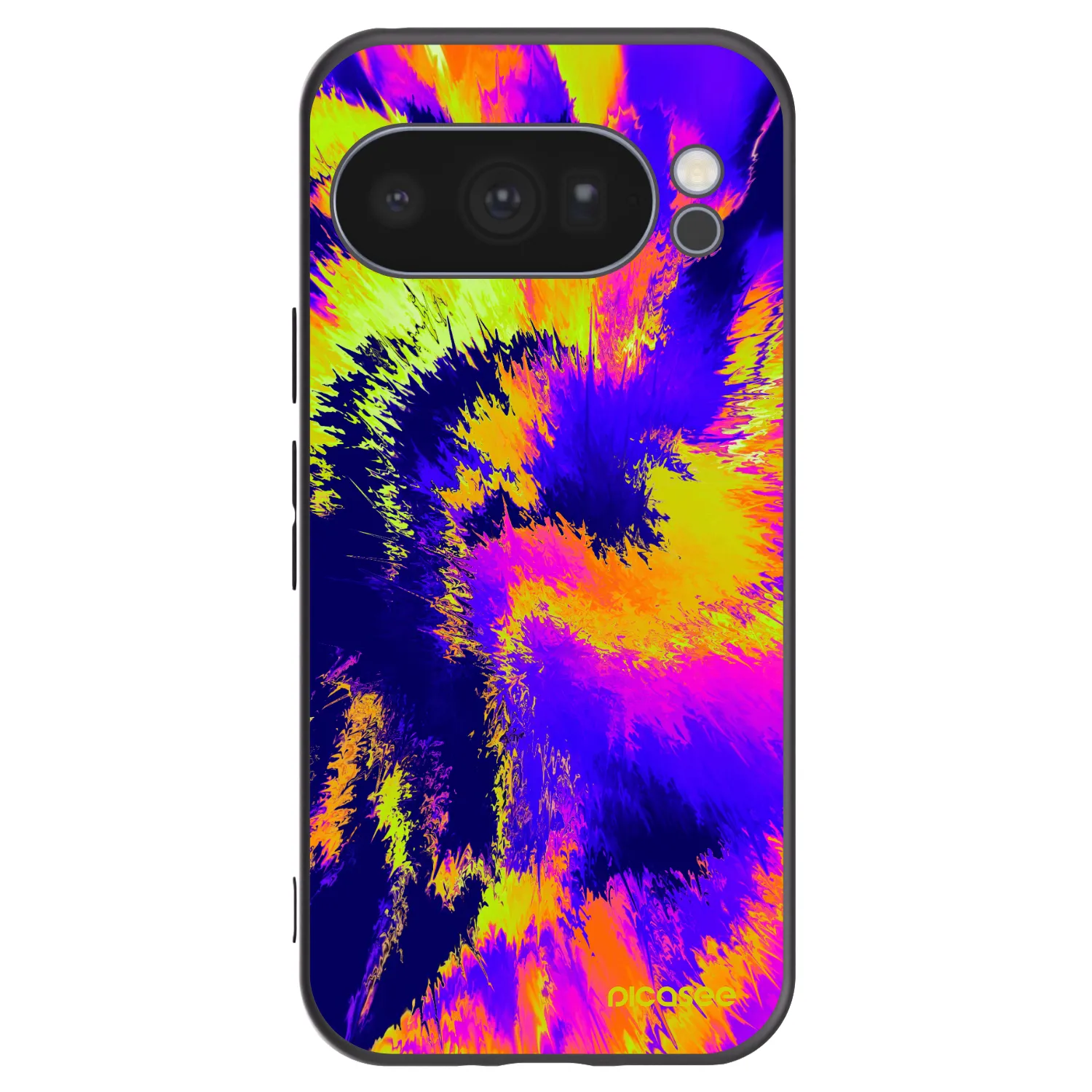 Picasee silikónový čierny obal pre Google Pixel 10 Pro - Burn