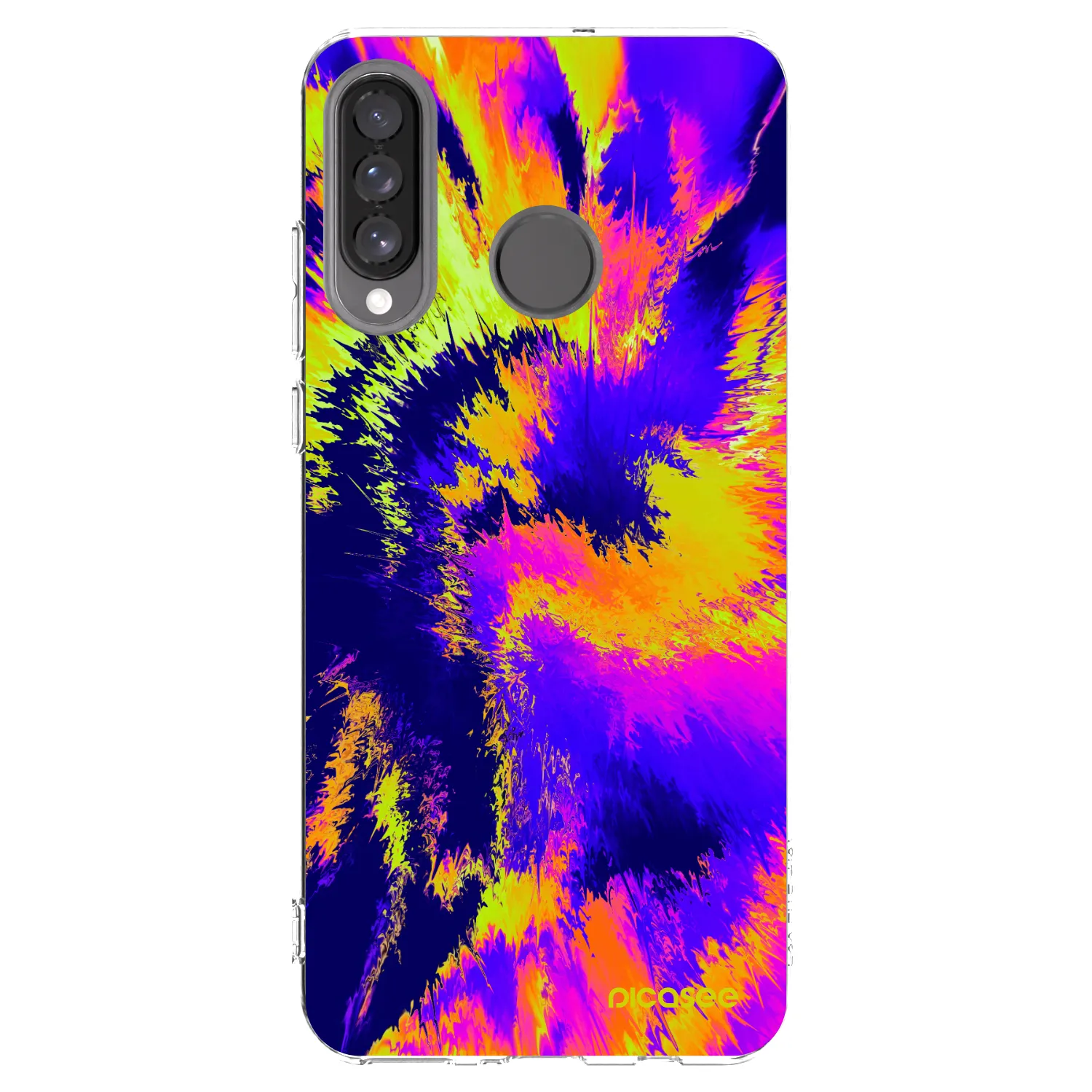 Picasee silikónový prehľadný obal pre Huawei P30 Lite - Burn