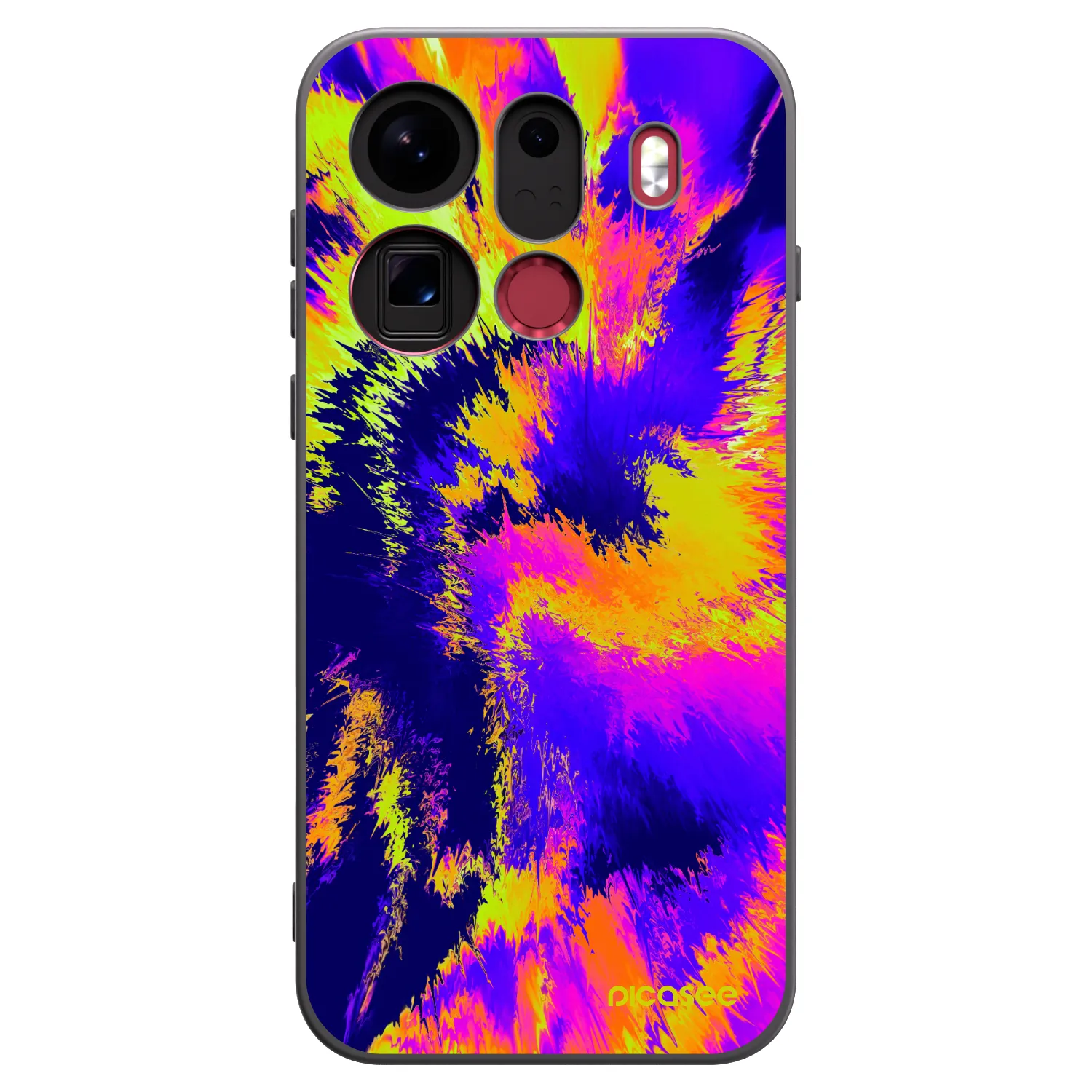 Picasee silikónový čierny obal pre OPPO Find X9 Pro - Burn