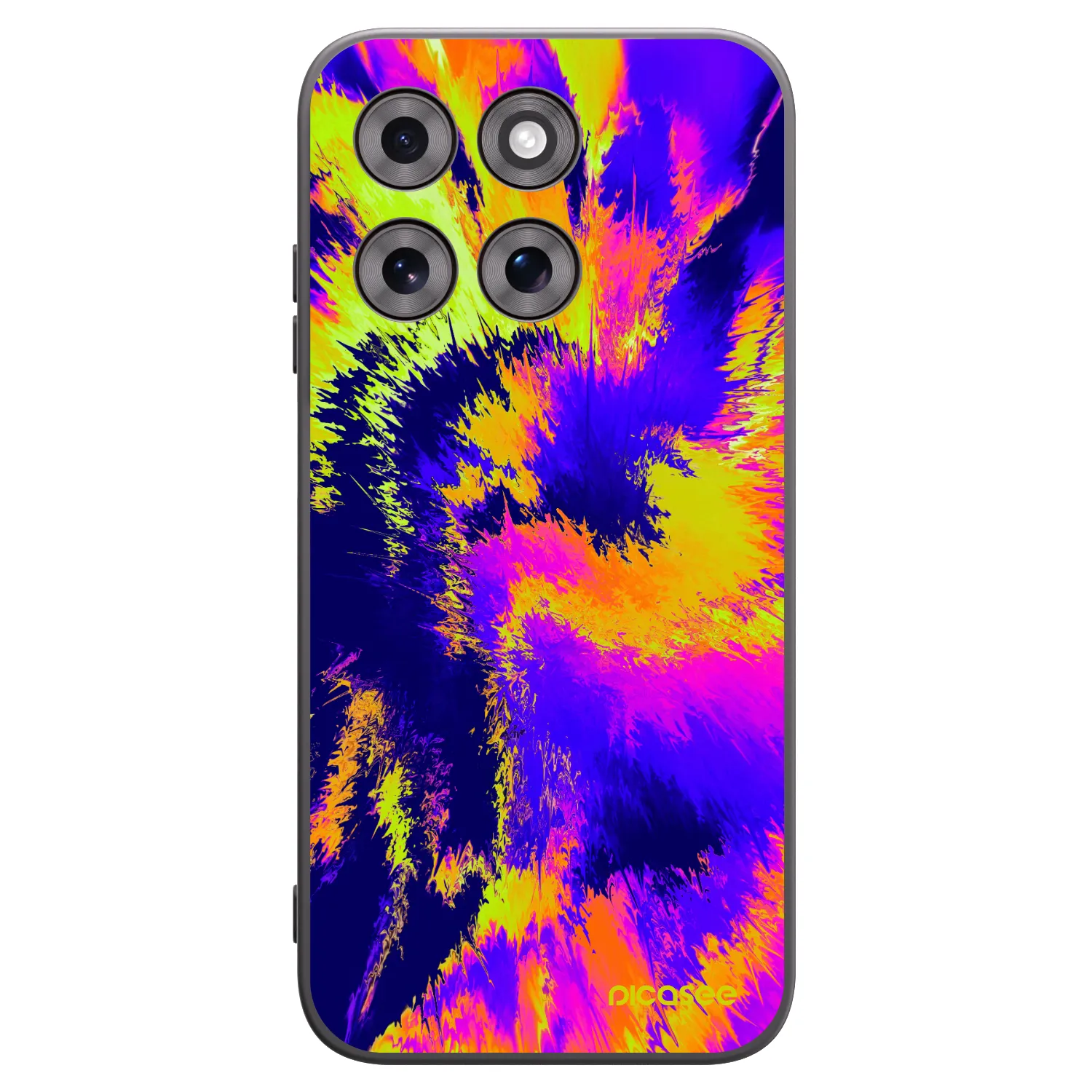 Picasee silikónový čierny obal pre Motorola Moto G77 - Burn