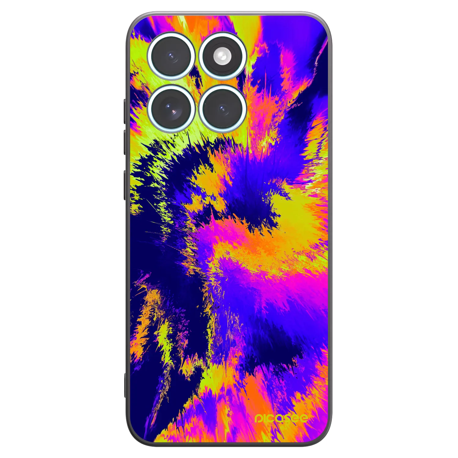 Picasee silikónový čierny obal pre Motorola Edge 70 Fusion - Burn