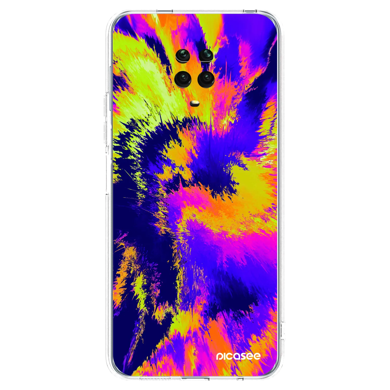 Picasee silikónový prehľadný obal pre Xiaomi Redmi Note 9S - Burn