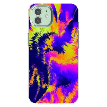 Picasee silikónový prehľadný obal pre Apple iPhone 12 - Burn