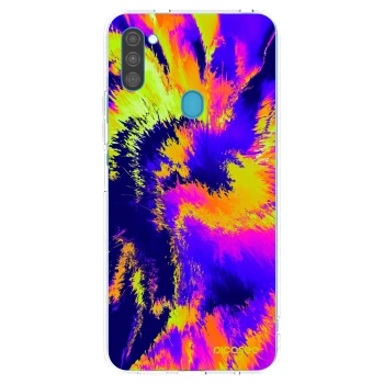 Picasee silikónový prehľadný obal pre Samsung Galaxy M11 - Burn