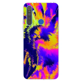 Picasee silikónový prehľadný obal pre Realme 5 - Burn