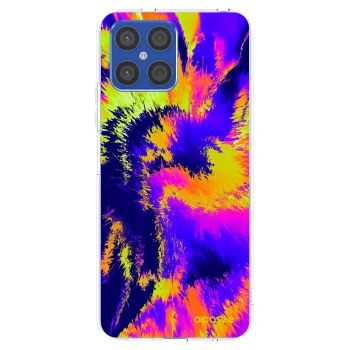 Picasee silikónový prehľadný obal pre Honor X8 4G - Burn