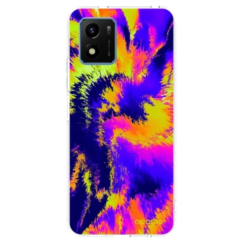 Picasee silikónový prehľadný obal pre Vivo Y01 - Burn