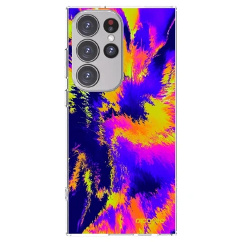 Picasee silikónový prehľadný obal pre Samsung Galaxy S23 Ultra 5G - Burn