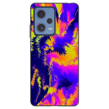 Picasee silikónový čierny obal pre Xiaomi Redmi Note 12 Pro 5G - Burn