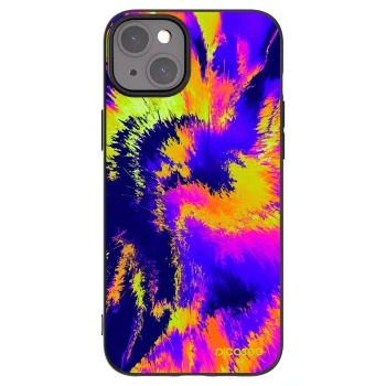 Picasee silikónový čierny obal pre Apple iPhone 15 Plus - Burn