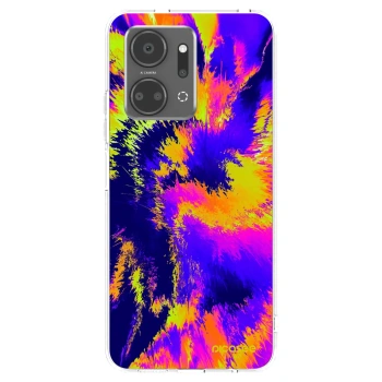 Picasee silikónový prehľadný obal pre Honor X7a - Burn