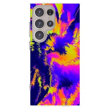 Picasee silikónový prehľadný obal pre Samsung Galaxy S24 Ultra S928B 5G - Burn