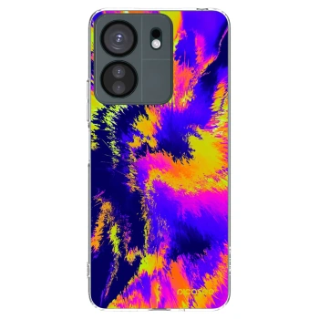 Picasee silikónový prehľadný obal pre Xiaomi Redmi 13C 4G - Burn