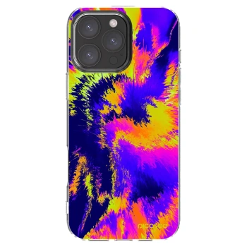 Picasee silikónový prehľadný obal pre Apple iPhone 16 Pro Max - Burn