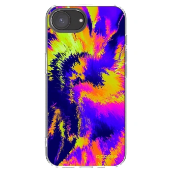 Picasee silikónový prehľadný obal pre Apple iPhone 16e - Burn