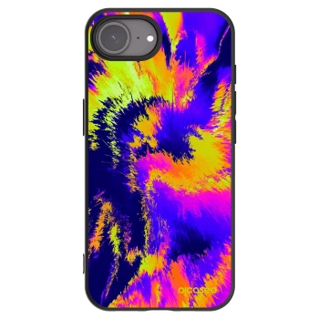 Picasee silikónový čierny obal pre Apple iPhone 16e - Burn