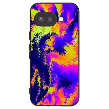 Picasee silikónový čierny obal pre Google Pixel 9a - Burn