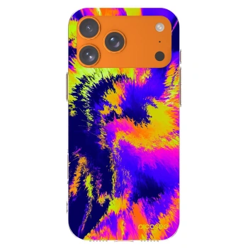 Picasee silikónový prehľadný obal pre Apple iPhone 17 Pro Max - Burn