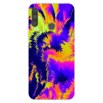 Picasee silikónový prehľadný obal pre Huawei P40 Lite E - Burn